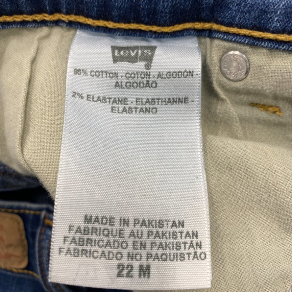 Levi's Size 22 M Blue Medium Wash 512 Flared Leg Jeans - Picture 6 of 7